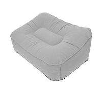 Sorandy Inflatable Foot Pillow for Comfortable Air Travel Leg Support Portable PVC Flocking for Airplane Office and Cars 1 Unit