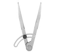 Sorandy Leather Craft Compass, Steel Adjustable Spacing Edge Creaser Tool with 170mm Opening, for Leather Craftsmen