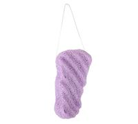 Sorandy Long Wave Body Care Sponge Big Size Exfoliating Flutter for Sensitive Skin 4-Pack (Long Waves Purple (Dry))