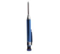 Sorandy Mechanical Carpenter Pencil Heavy Duty with Sharpener for Woodworking Construction - 2.8mm Solid Refill Ideal for Deep Holes and Hard to Areas (Blue)