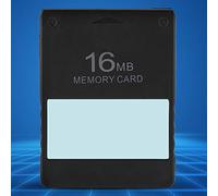 Sorandy Memory Card 8M/16M/32M/64M for Console, Durable FMCB Game Data Saver, Convenient and Fast, Black, 1 Piece (16M FMCB)
