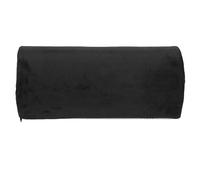 Sorandy Memory Foam Black Half Moon Pillow Elderly People Lumbar Neck Support for Home | Removable Washable Semi Roll Knee Ankle Cushion