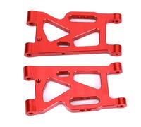 Sorandy Metal Front Swing Arm for 1/14 144001 RC Car, Durable Replacement Parts for Improved Performance and Stability, 60 X 31mm - Red, 2 Pcs