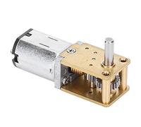 Sorandy Metal Gear Mini Motor Red Copper Impact Low Noise Speed Reduction Motor for Intelligent Toy 12V for Simulation Robot (DC12V136RPM)