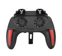 Sorandy Mobile Phone Game Controller with Dual Cooling Fans 2500mAh/5000mAh Battery Charge & Play Simultaneously for 4.7-6.0 Inch Smartphones Ergonomic Handle Fast Heat Dissipation (5000mah)