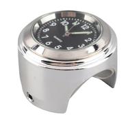 Sorandy Motorcycle Handlebar Clock Durable Aluminium Alloy Dial Watch for Night Riding 22mm-25mm