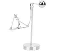 Sorandy Newtons Pendulum Cradle Desktop Decoration Unique Toy for Office and Home,Metal Educational Toy with Balancing Balls (Little Prince of Skiing)