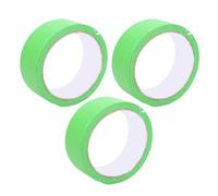 Sorandy Painters Tape, 3Pcs 35mm X 20m Paper Masking Tape, Easy Removal Writable with Adhesive Design, Ideal for Car Painting, Handicrafts, Art, Walls, Glass, Wood & Curves (Green)