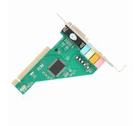Sorandy PCI Sound Card CMI8738 High SNR 4.1 Channel for Desktop Full Duplex Playback Recording for 98/2000/XP/NT, 24-bit Stereo Sound Sampling, Supports Optical Fiber Input and Output, Applicable