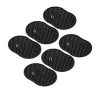 Sorandy Pocket Palm Massager Hair Brush Comb Lightweight for Short Curly Hair & Thick Beard for Men Portable Home Office Travel 6pcs