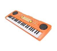 Sorandy Portable Keyboard Piano, Wide Keyboard Piano for Kids, Electronic Musical Instrument with 49 Keys, Mic, Record Playback, 16 Tones, 8 Rhythms, Music Mode, Mic