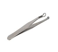 Sorandy Precise Nose Hair Trimming Tweezers Stainless Steel Safe Round Head Design for Noses Sideburns Brow Universal Hair Trimming Tweezers for Men and Women