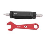 Sorandy PTFE Hose Assembly Tool 6AN Aluminum Alloy Reaming | Knurled Alloy Grip, Repair Shops, Racing Modifications, AN Fitting Installation Tool, Compatible AN Fittings