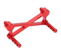 Sorandy RC Front Car Shell Pillar, Aluminum Alloy Lightweight R Shaped Buckle, Durable Mounting Screws with Upgrade Design, Ideal for Axial SCX24 C10 1/24 RC Cars (Red)