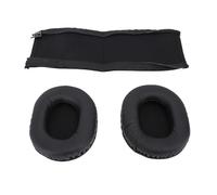 Sorandy Replacement Ear Pads Headband Cover Set for M50X M40X M30X M20X Headphones, Soft Protein Leather Memory Foam Cushion, Easy Installation with Reinforced Stitches