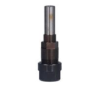 Sorandy Router Collet Extension Chuck Durable Alloy Steel Complete Cutting Depth for Woodworking Trim, Sand, Engrave, Round Shank, 1 X Extension Collet 1 X Storage Box (12mm Handle)