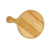Sorandy Safe Wood Pizza Serving Plate Light Original Wood for Home Dining 1 X Round Pizza Serving Plate (6in for 5in Pizzas)