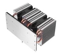 Sorandy Semiconductor Cooling System Portable Refrigeration Cooler for Small Space, Dual Cooling Equipment for Outdoor Learning and Research, Aluminum Alloy, 1 Piece Package