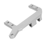 Sorandy Servo on Axle Mount, CNC Machined Aluminum Alloy 4 Link Suspension, Enhanced Steering Geometry Mount for 1/4 RC Car Accessory (Silver)