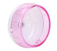 Sorandy Silent Pink Hamster Exercise Wheel, Detachable Bracket for Small Pets, Plastic Running Toy for Guinea Pig & Chinchilla, 4.53x4.53x3.54", Lightweight & Durable, Encourage Play At Night