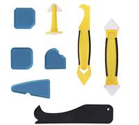Sorandy Silicone Sealant Scraper Efficient Flexible Hand Operated Tool for Industrial Hardware Accessory, Plastic 8PCS