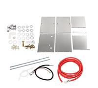 Sorandy Stainless Steel Battery Box Repositioning Kit High Strength for Truck Cargo Applications Complete 71Pcs