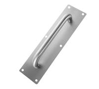 Sorandy Stainless Steel Elegant Door Pull Handle with Screws for Offices, Hotels, Restaurants, Durable Brushed Finish, 2 Shape Options for Public Places (Square Handle Large (280 * 65mm))