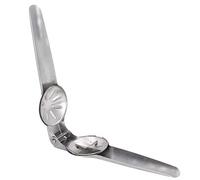 Sorandy Stainless Steel Nut Cracker, Multifunction Chestnut Cutter, Nut Opener Sheller with Cross Serrated Design Leverage Concave Tray, Ideal for Kitchen Gifts