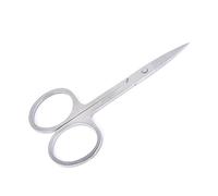 Sorandy Stainless Steel Professional Facial Scissors for Makeup and Manicure Tool, Eyebrow False Eyelash Trimmer for Beauty Lovers, Silver 3.3 * 1.5inch
