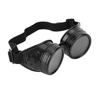 Sorandy Steampunk Double Layer Vintage Goggles for Retro Party Decor, ABS Material, Black, Adjustable Size, 2.2" Lens Diameter, Suitable for Big and Small Face (Sorandy7tzoyr0w3v-13)