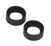 Sorandy Stereo Microscope Eyepiece Eyeshields Soft Rubber Clear for 40-42mm Interface Microscope Eyepiece, 2 Pcs Flat Angle Eye Guards for Enthusiasts