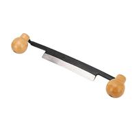 Sorandy Straight Draw Knife Straight Draw Shave Tool with Ergonomic Anti Slip Wooden Handle, Draw Shave Knife, Woodworking Debarking Hand Tool for Removing Bark, Shaping Flat Surfaces