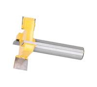 Sorandy Surfacing Router Bit 4 Flute Tungsten Steel Planing Tool for CNC Woodworking Milling Machines 2in Cutting Diameter (12mm handle)