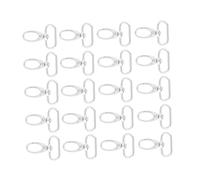 Sorandy Swivel Trigger Keychain Clips Durable for DIY Multipurpose Use 20Pcs Zinc Alloy Bag Clasps for Daily Key Ring Hooks (25mm)
