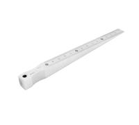 Sorandy Taper Gage, 1-15mm Stainless Steel Welding Feeler Gauges with Clear Marked Scale & 0.1mm Accuracy, for Measuring Grooves, Gaps in Construction, Railway, Power, Ceramic