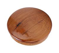 Sorandy Teak Wood Gloss Finish Boat Steering Wheel Cap for Yachts Boats, High Strength 2.5in Marine Accessories