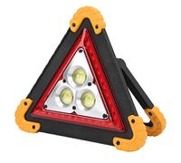 Sorandy Warning Triangle Light, LED Emergency Triangle Light, Portable Multifunctional Car Warning Triangle Lamp Triangle Cob Work Light for Vehicle Truck Accident Car Repairing