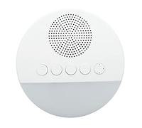 Sorandy White Noise Machine 20 Calm Sounds USB Rechargeable Sleep Sound Device for Improved Baby Sleep Warm Light for Nighttime Diaper Changes Plastic 3.5 X 3.5 X 1.2in