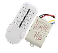 Sorandy Wireless Remote Control Switch for Home Lighting with 1/2/3/4 Way On/Off Function, Suitable for Pendant Lamps and LED Lights, Quick Installation (MR703 Three-way load 3 * 1000W)