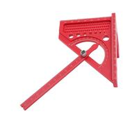 Sorandy Woodworking Square Protractor, Multi Angle 3D Carpenter Ruler with Integrated Marking Rod, Aluminum Alloy Measuring Layout Tool for Construction, Carpentry & DIY Projects