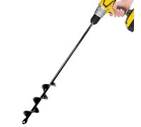 SORANGEUN Auger Drill Bit for Planting - 1.6" x 16.5" Plant Auger for Cordless Drill - Bulb Planter Tool for Bulbs Planting&Holes Digging - 3/8" Hex Drive Drill