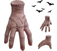 SORAYUXI Family hing Hand, Wednesday Thing Hand Prop Cosplay Hand Scary Props Scary Realistic Fake Hands,F-amily Inspired Halloween Decoration Wed Family Decorations for Kids and Adults