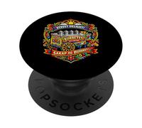 Sorbetes Ice Cream Cart Filipino Street Delight PopSockets Adhesive PopGrip