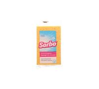Sorbo Large Super Absorbent Sponge, 16.5cm x 10cm, Streak Free Results, Durable & Multipurpose, Yellow, Perfect for Cleaning Floors, Windows & More
