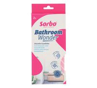 Sorbo Bathroom Wonder Anti-Limescale Microfibre Cloths - Pack, Size 2