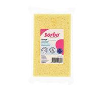 Sorbo Large Sponge, Streakless Result, Super Absorbent Durable Sponge, 16.5 cm x 10 cm, Yellow