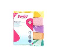 Sorbo Pack of 5 Extra Large Microfibre Cleaning Cloths, Multipurpose Cleaning Towels, Streak-free, Super Absorbent and Washable Cloth Duster Suitable for Car Cleaning, House, Kitchen, Windows