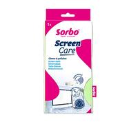 Sorbo Screen Care Cloth, Premium Cleaning Cloth Ideal for Electronic Devices, iPads, TV's, Smartphones and other Glass Products, Each cloth measures 30 cm x 40 cm, Grey