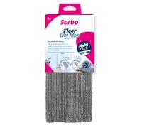 Sorbo Wet Floor Mop - Microfibre Dweil - Streak-free, Reusable, Machine Washable - Suitable for Multi-Click Handle - No Cleaning Supplies - Suitable for All Floors