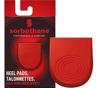 Sorbothane Shock Stopper Heel,Red,Size:8 to 13